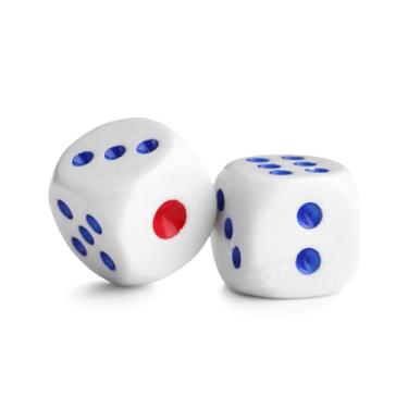 Imagem de Kit 6 Dados Pequenos de 6 Lados para Jogos de Tabuleiro e RPG