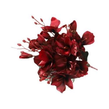 Imagem de Decoração De Casamento De Outono, Buquê De Flores Artificiais De Magnó