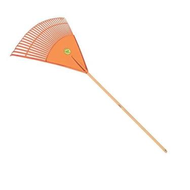 Imagem de Vassoura Plástica de Jardim 26 Dentes com Cabo 120 CM TRAMONTINA