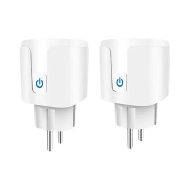 Imagem de Tomada Inteligente WiFi EU 16A 20A Com Monitor De Energia, Temporizado