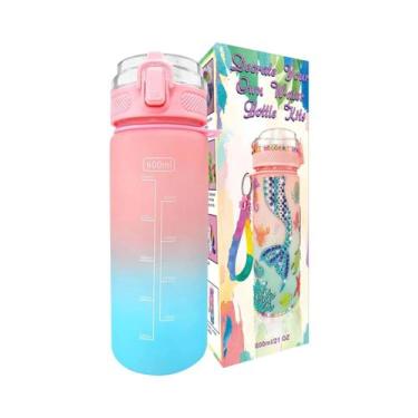 Imagem de Kit De Pintura De Garrafa De Água Sereia Para Meninas De 4 a 10 Anos, 