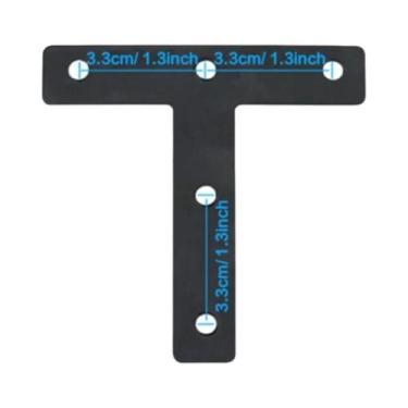 Imagem de Suportes De Canto Em Formato T (10 Peças) 40-80mm - Placas Decorativas