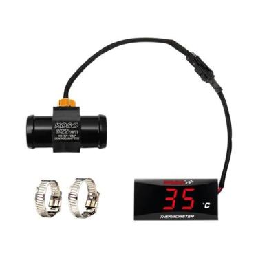 Imagem de Medidor Digital De Temperatura Da Água LCD Universal Para Motocicleta 