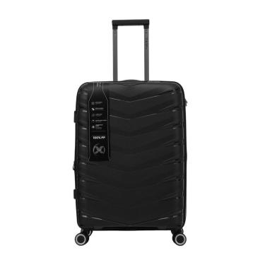 Imagem de Mala Média Expansível Cadeado TSA Original Antifurto Padrão ANAC Rodas Duplas 360° Removíveis-Unissex