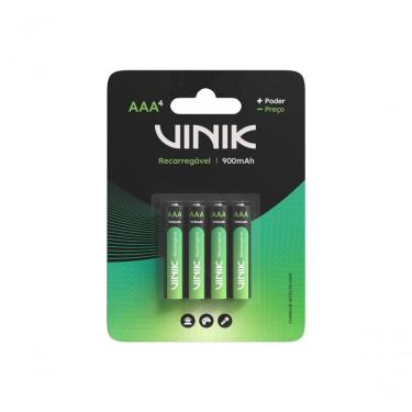 Imagem de Pilha Recarregável Aaa C/4 - 900mah 1.2v - Vp3ab4r