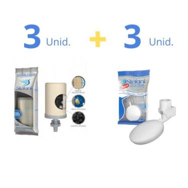 Imagem de Vela para Filtro de Barro Tripla Ação Esterilizante + Boia para Filtro