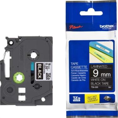 Imagem de Fita Para Rotulador TZ325 Preto / Branco Brother