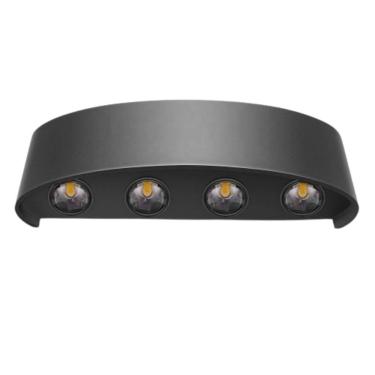 Imagem de Balizador Arandela Sobrepor 12W Branco Quente Com 8 Fachos