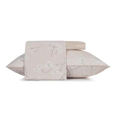 Imagem de Jogo De Cama Solteiro 3 Peças Malha Fio Penteado Pampa