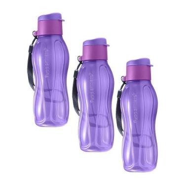 Imagem de Kit 3 Garrafas de Água Tupperware Eco Tupper Tutu 310ml