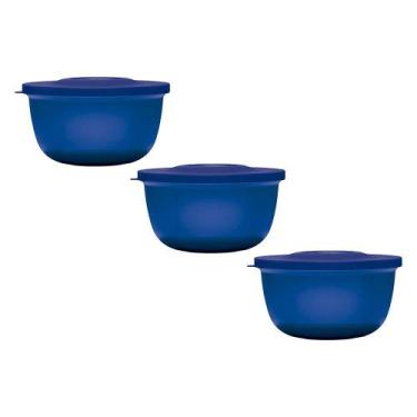 Imagem de Kit 3 Potes Hermético Tupperware Refri Safe 400ml