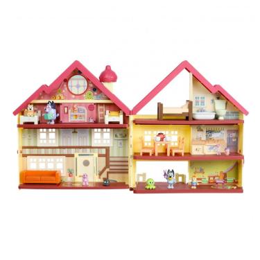 Imagem de Caixa de Brinquedos Bluey Ultimate Playhouse com Luzes, Sons e Figuras para Crianças Acima de 3 Anos, MOOSE TOYS LLC, Vermelho