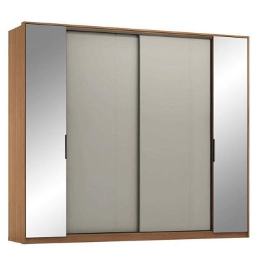 Imagem de Guarda Roupa Casal Laredo D44010k Amêndola Touch Nude - Demartez