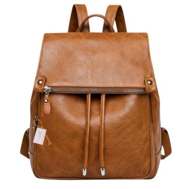 Imagem de Mochila Bolsa Feminina de Costas Media Casual em material sintético Re