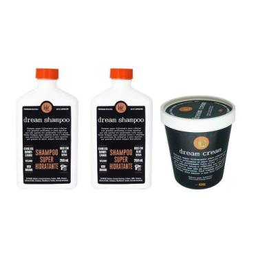 Imagem de Lola Cosmetics Dream Cream Kit  Duas unidades de shampoos + Máscara Ca