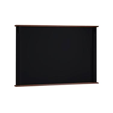 Imagem de Painel de TV para Sala 150cm Clássico 50505 Linz Móveis - Preto/Imbuia Glazer