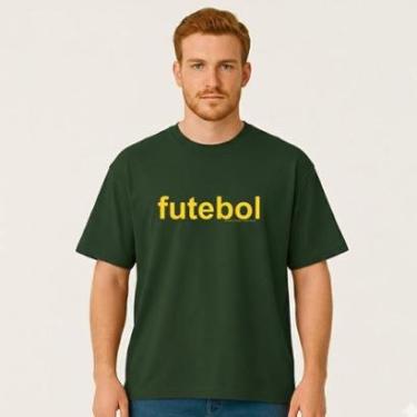 Imagem de Camiseta Oversized FUTEEBOL Masculina Algodão Premium-Masculino