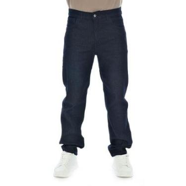 Imagem de Calça Jeans Reta Masculina Jeans Escuro Emporio Alex-Masculino