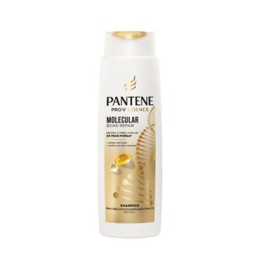 Imagem de Shampoo Reparação Molecular 300ml Pantene Bond Repair para Cabelos Danificados sem Sal
