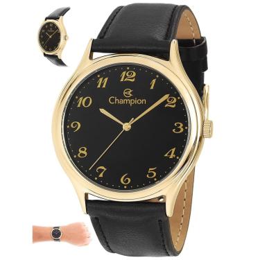 Imagem de Relógio Champion Masculino Ref: Cn20024p Social Dourado