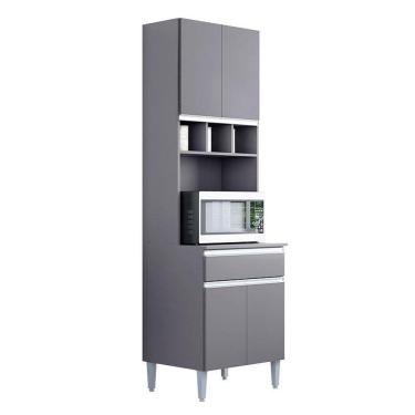 Imagem de Armário Paneleiro Duplo Andréia Cinza Fosco - AJL