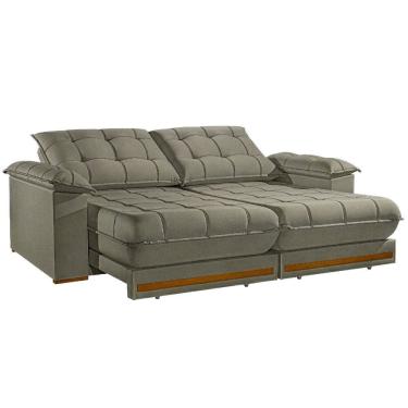 Imagem de Sofá Retrátil e Reclinável 4 Lugares 2,50m Bahamas