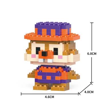 Imagem de Blocos de Montar Infantil W2601-36 Brinquedo Educativo em Plástico ABS Ecológico com Acabamento Suave OEM