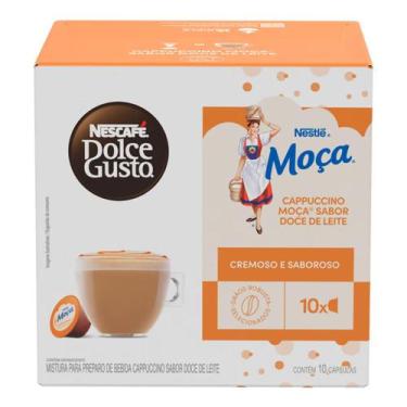 Imagem de Capsula de Cappuccino Moça Doce De Leite Dolce Gusto 10 unidades - - N