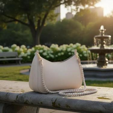 Imagem de Bolsa Feminina Elegante Tiracolo Ombro Média Pequena Leve - Genérica, 