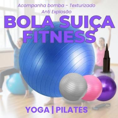 Imagem de Bola Emborrachada Yoga Pilates Atividades Exercícios Gestação com Bomb