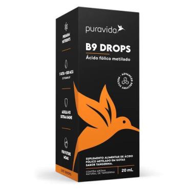 Imagem de Vitamina B9 Ácido Fólico Metilado - Puravida 20ml
