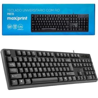 Imagem de Teclado maxprint universt (abnt-2) pto