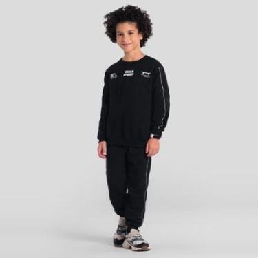 Imagem de Conjunto infantil menino em moletom Brandili-Masculino