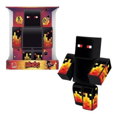 Imagem de Boneco Streamers Gamer Mine Craft Articulado Athos 25 cm - Algazarra