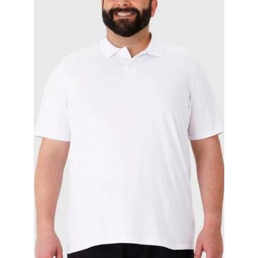 Imagem de Camisa Polo Malwee 1000087849 Masculina Plus Size Meia Malha T. G1/G3,