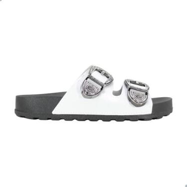 Imagem de Tamanco Feminino Moleca 5436.402 Napa Sardenha Branco, Bc, Napa sarden