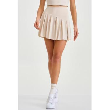 Imagem de Short Saia Blocksun Dry Cajubrasil Off White, P, Bege