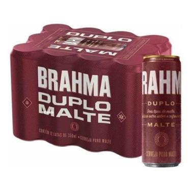 Imagem de Cerveja Brahma Duplo Malte 350Ml Pack (12 Unidades)
