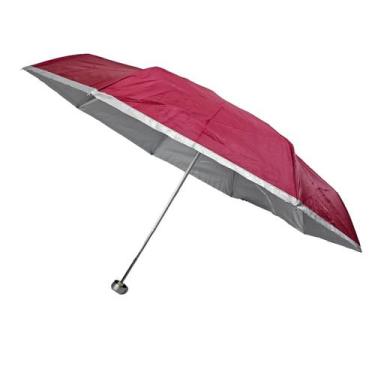 Imagem de Guarda Chuva Mini Portátil Armação De Alumínio de Bolsa Contra Vento R