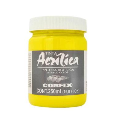 Imagem de Tinta Acrílica Artística Para Telas Corfix 250ml GP1 - Cores Cor:Amare