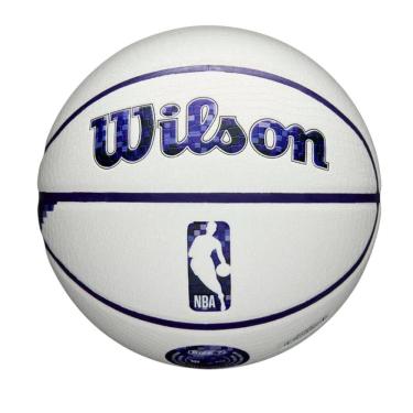 Imagem de Bola de Basquete Pixel Tam 7 Oficial NBA Team La Lakers Quadra Interna Externa Wilson