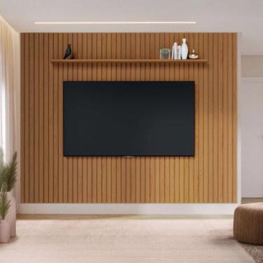 Imagem de Painel Ripado para TV até 82 Polegadas 100% MDF 300,4CMX240CM 3.0 Yesc