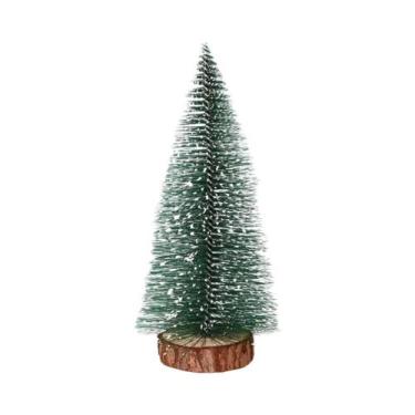 Imagem de Mini Enfeites De Cedro Para Decoração De Árvore De Natal, Figuras De M