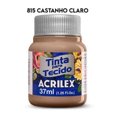 Imagem de Tinta Tecido Fosca 815 37ml Castanho Claro Acrilex