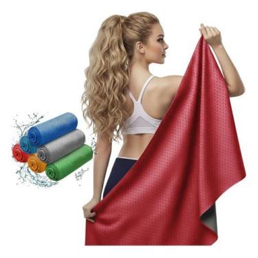 Imagem de Toalha Microfibra Grande Seca Rápido Absorve Suor Fitness - FUTHI