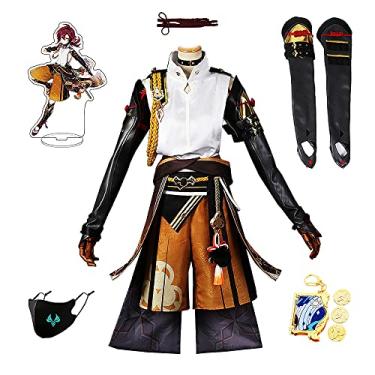 Imagem de Shikanoin Heizou Cosplay Traje Genshin Impacto Role Playing Outfit Peruca Sapatos Halloween Conjunto de Roupas de Natal