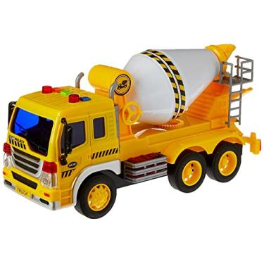 Imagem de Shiny Toys Caminhão Betoneira Com Luz, Som e Fricção 1:16