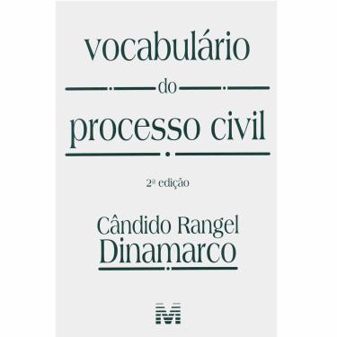 Imagem de Livro - Vocabulário do Processo Civil - Cândido Rangel Dinamarco