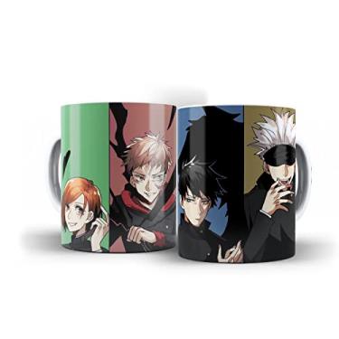 Imagem de Caneca Jujutsu Kaisen Satoru Gojo e Alunos