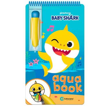 Imagem de Livro de Colorir com Água - Aqua Book Baby Shark
